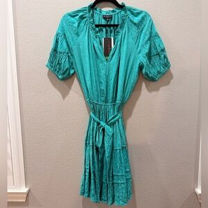 💎 NWT Stunning Current Air Turquoise Mini Dress – Size S